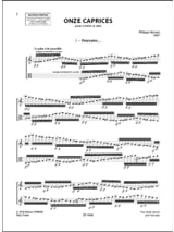 11 Caprices - violon et alto - Philippe Hersant - Partition - Duos